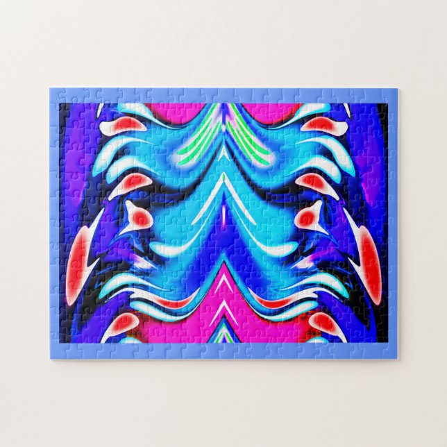 Quebra-cabeça Ondas de arte (Horizontal)