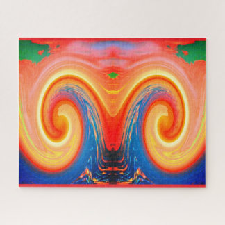 Quebra-cabeça Ondas de calor de verão tempo quente arte