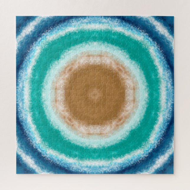 Quebra-cabeça Ondas do Oceano Redondo (Vertical)