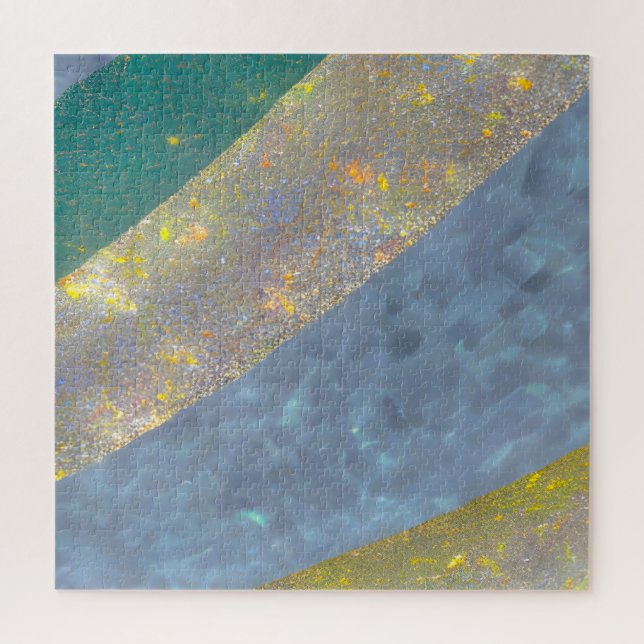 Quebra-cabeça Ondas Fracionadas de Capa de abstrato 16 (Vertical)