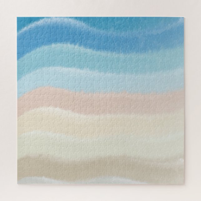 Quebra-cabeça Ondas Salgadas da Linha Costeira (Vertical)