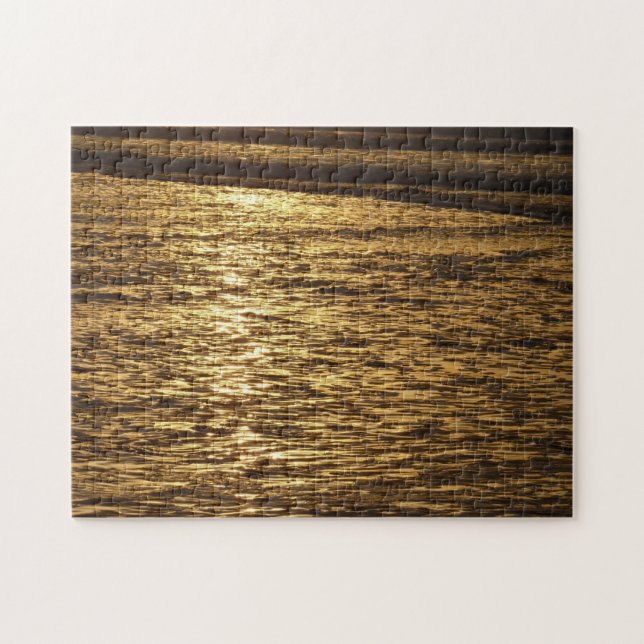 Quebra-cabeça Ondas Sunset da Califórnia (Horizontal)