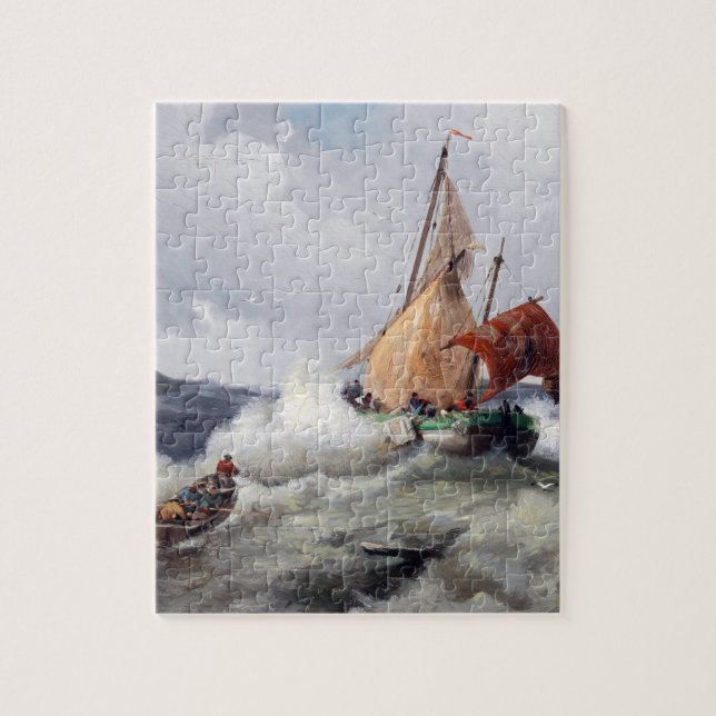 Quebra-cabeça Onde a natureza reina: paisagem tempestuosa com ga (Vertical)