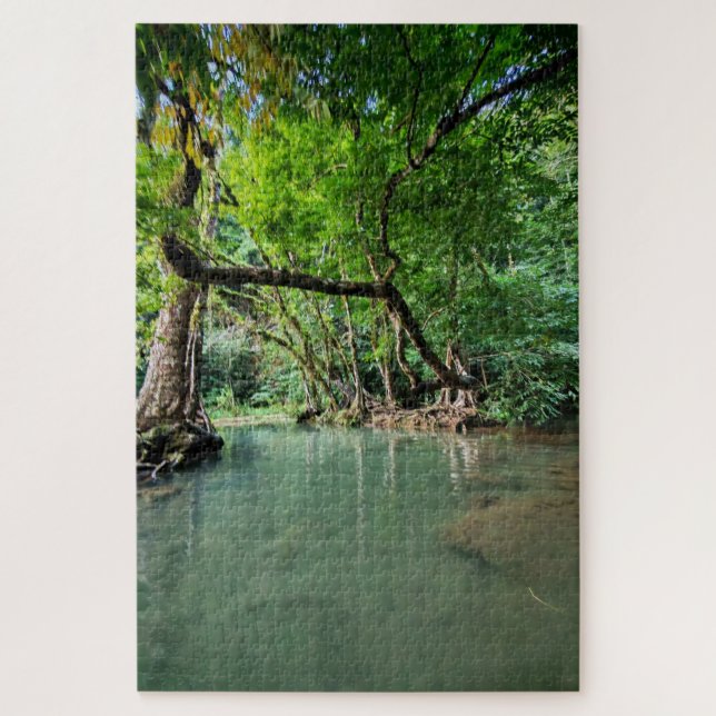 Quebra-cabeça Onde as Árvores Encontram a Água (Vertical)