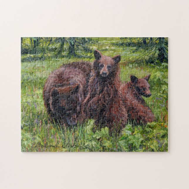 Quebra-cabeça "Onde está o Cachinhos Dourados?" (Horizontal)