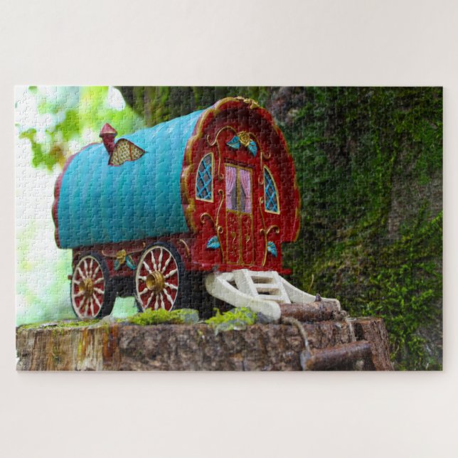 Quebra-cabeça Onde Leprechauns ou onde vivem as pequenas pessoas (Horizontal)