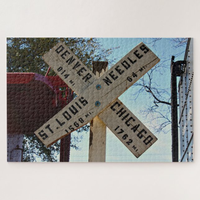 Quebra-cabeça Onde os Trilhos Levam (Horizontal)