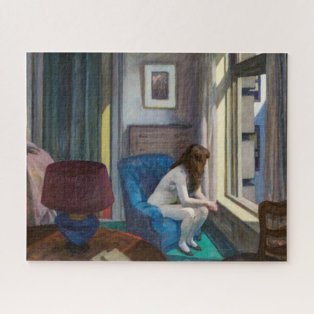 Quebra-cabeça Onze da Manhã | Edward Hopper | (Horizontal)