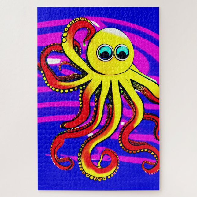 Quebra-cabeça Opa o Designer de Octopus (Vertical)