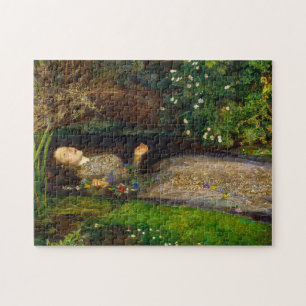 Quebra-cabeça Ophelia, 1851, por John Everett Millais