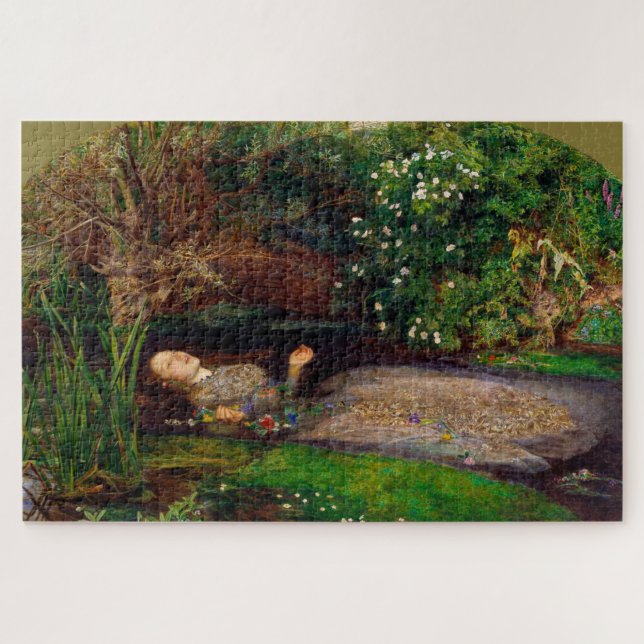 Quebra-cabeça Ophelia, John Everett Millais (Horizontal)