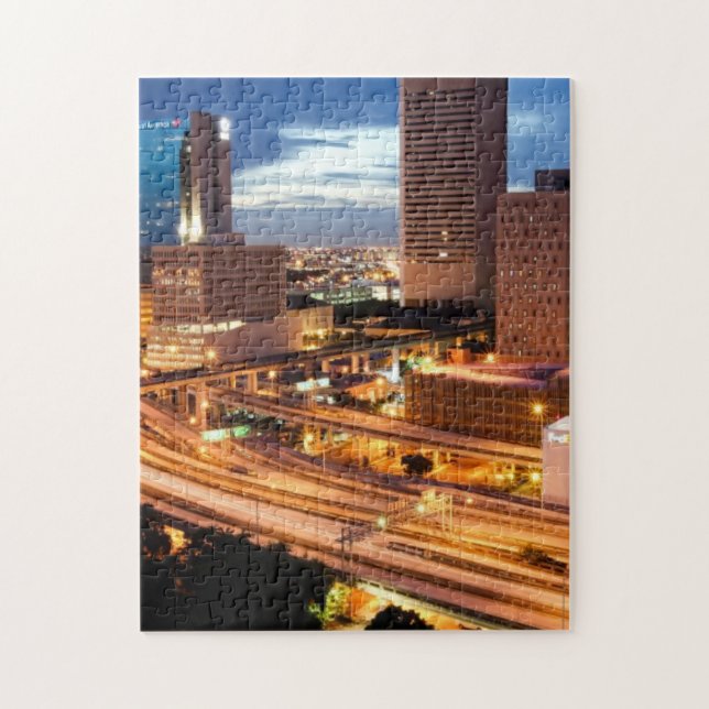 Quebra-cabeça Opinião do centro da cidade (Vertical)