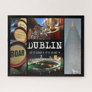 Quebra-cabeça Opiniões de Dublin, com coordenadas GPS