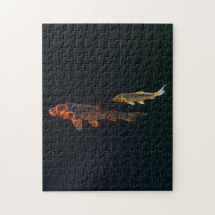 Quebra-cabeça Orange Koi e Dourado Koi