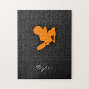 Quebra-cabeça Orange Motocross