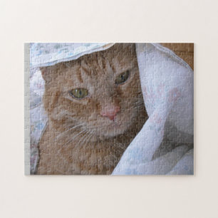 Quebra-cabeça Orange Tabby Cuteness