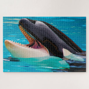 Quebra-cabeça Orca Baleias Assassinas ou Orcas de Jigsaw