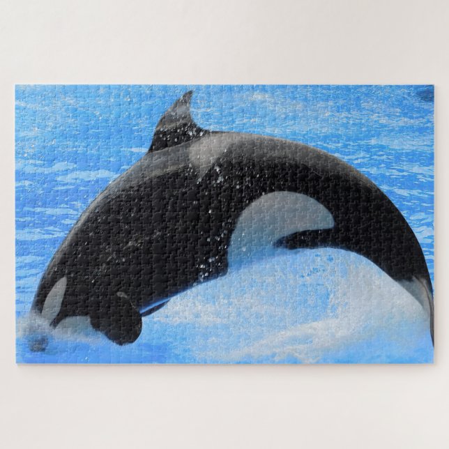 Quebra-cabeça Orca ou Baleia Assassina Jigsaw (Horizontal)