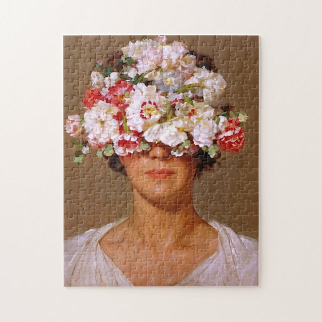 Quebra-cabeça "Orgulho Petal" Margaret - Arte e Sociedade Floral (Vertical)