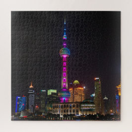 Quebra-cabeça Oriental Pearl Tower - Xangai - 20x20 - 676 pcs