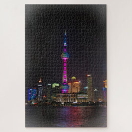 Quebra-cabeça Oriental Pearl Tower - Xangai - 20x30 - 1014 pcs