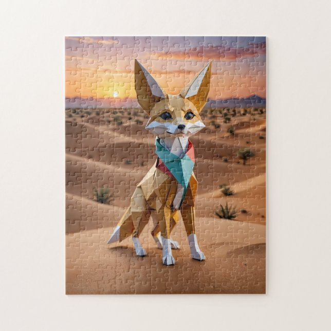 Quebra-cabeça Origami (Vertical)