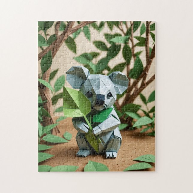 Quebra-cabeça Origami Cute Koala (Vertical)