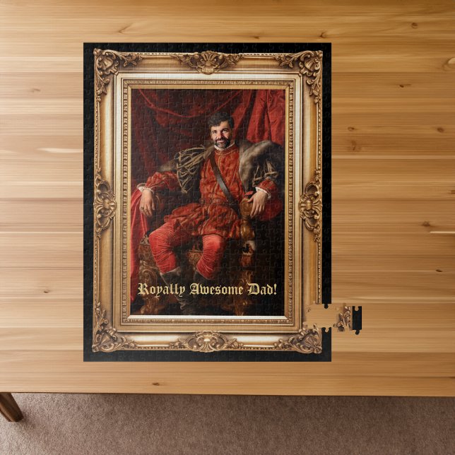 Quebra-cabeça Ornamentado de Fotografias Personalizadas do Retra (custom royal photo puzzle)