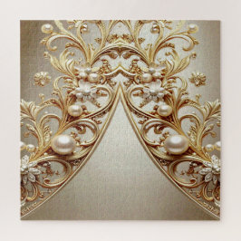 Quebra-cabeça Ornate Dourado