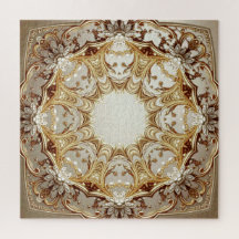 Ornate Gold Jigsaw Puzzle
