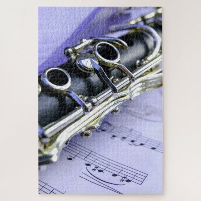 Quebra-cabeça Orquestra de Banda de Música Clarinet (Vertical)