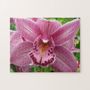 Quebra-cabeça Orquídea Elegante Roxo