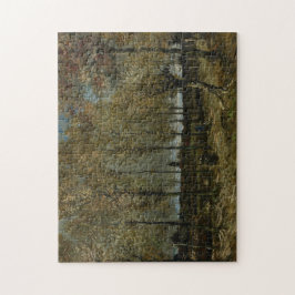 Quebra-cabeça Os álamos aproximam Nuenen por Vincent van Gogh