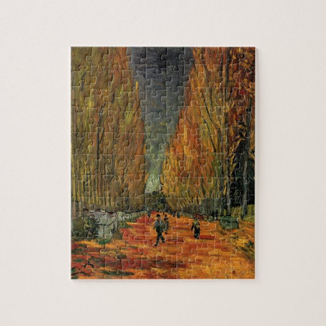Quebra-cabeça Os Alyscamps (Cemitério) por Vincent van Gogh (Vertical)