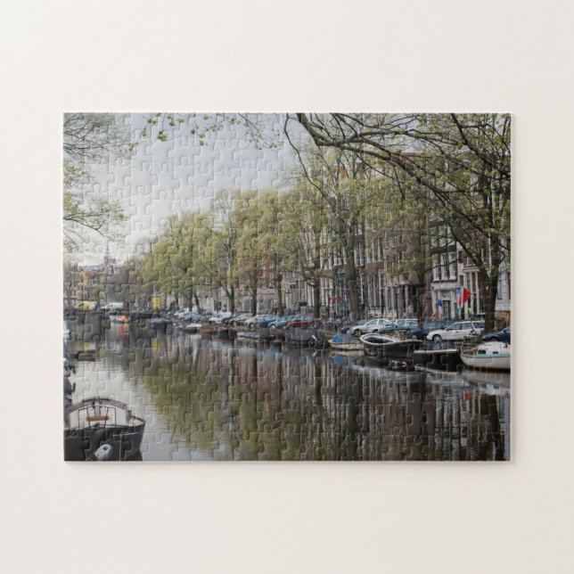 Quebra-cabeça Os Canais de Amsterdã (Horizontal)