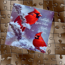 Quebra-cabeça Os Cardinals Aparecem Quando os Anjo