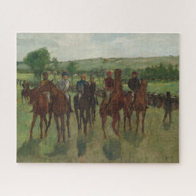 Quebra-cabeça Os Cavaleiros de Belas Artes por Edgar Degas (Horizontal)