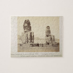 Quebra-cabeça Os Colossi de Memnon, estátuas de Amenhotep III,