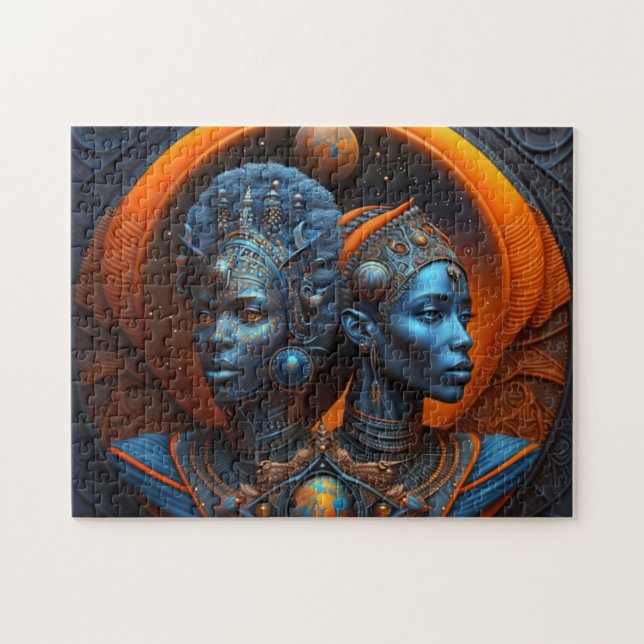 Quebra-cabeça Os Construtores: Mãe e Filha (Horizontal)