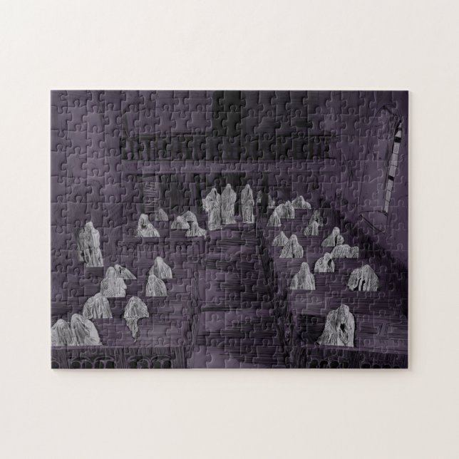 Quebra-cabeça Os Fantasmas das Ruas. (Horizontal)