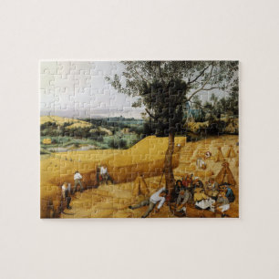 Quebra-cabeça Os Harvesters de Pieter Bruegel, o Velho 1565