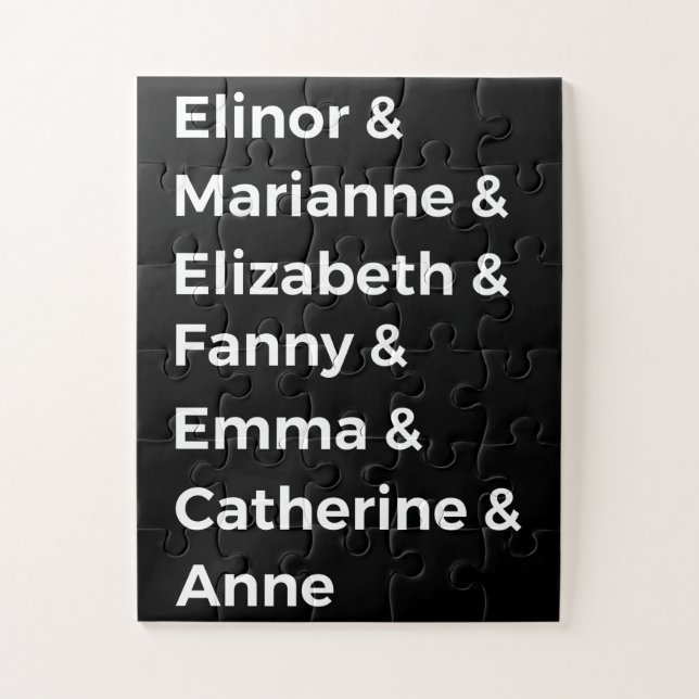 Quebra-cabeça Os Heroínas de Jane Austen I (Vertical)