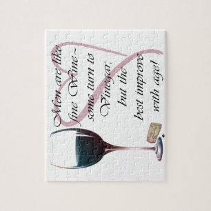 Quebra-cabeça Os homens são como presentes do vinho fino