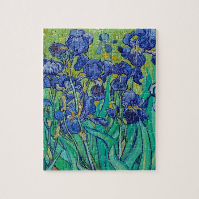 Quebra-cabeça Os irrises de Vincent Van Gogh (Vertical)