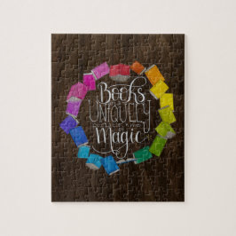 Quebra-cabeça Os livros são mágicos