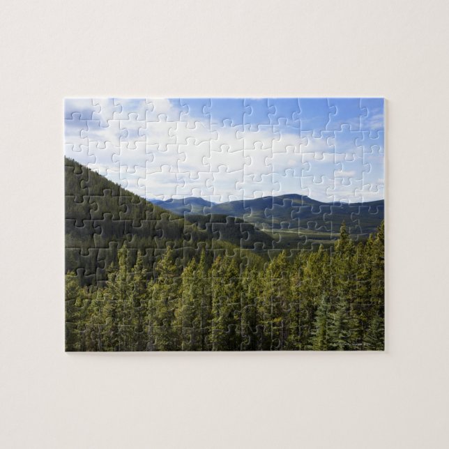 Quebra-cabeça Os montes de Alberta Canadá (Horizontal)