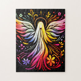 Quebra-cabeça Os Posters do Anjo Retro para Adultos