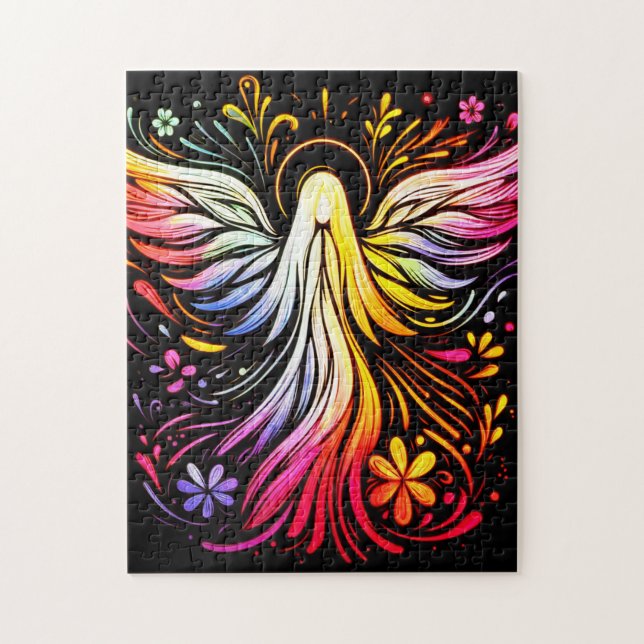 Quebra-cabeça Os Posters do Anjo Retro para Adultos (Vertical)