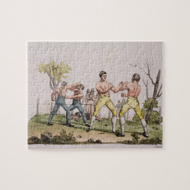 Quebra-cabeça Os Pugilists, chapeiam 31 'da história do Natio (Horizontal)