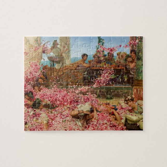 Quebra-cabeça Os rosas de Heliogabalus por Lawrence Alma-Tadema (Horizontal)